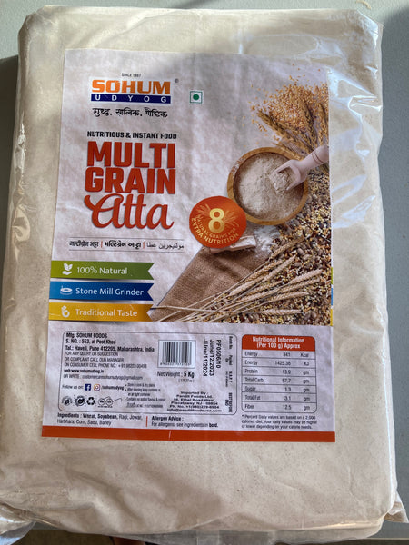 Sohum Udyog Multigrain Atta 5000gm (5kg)