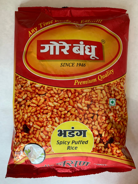 gore bandhu bhadang spicy puffed rice garlic front
