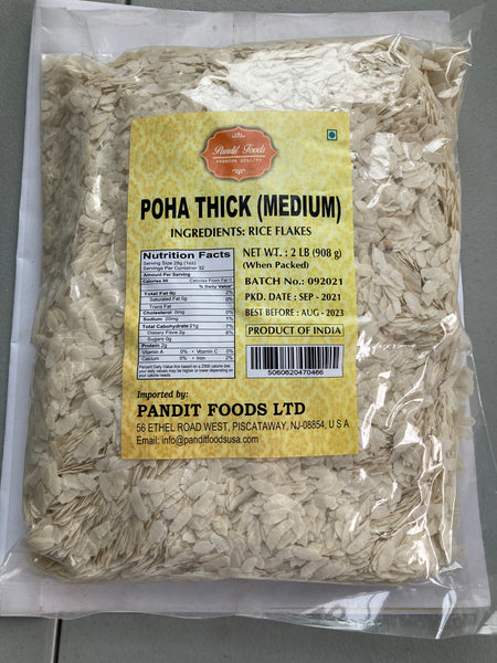 Pandit Foods Poha Thick (Medium)  908 gm